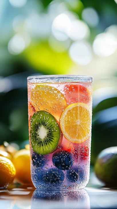 Fruit infused water Fruit infused water