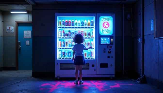 Neon Vending Solitude