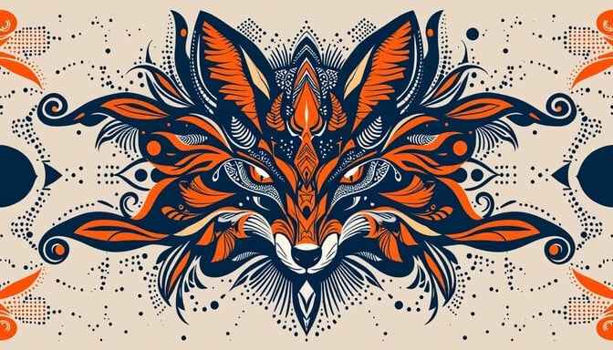 Mystical Fox Mandala Mystical Fox Mandala