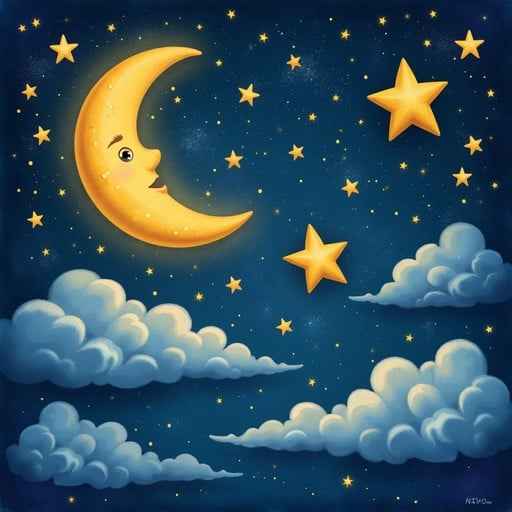 Dreamy Moon Night