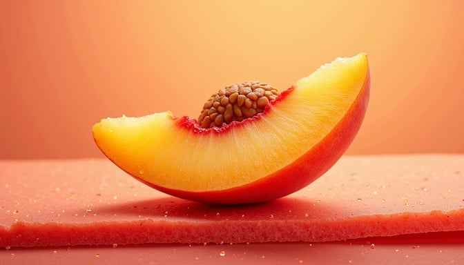 Juicy Peach Slice