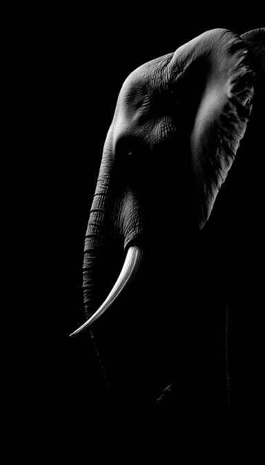 Majestic Elephant Portrait
