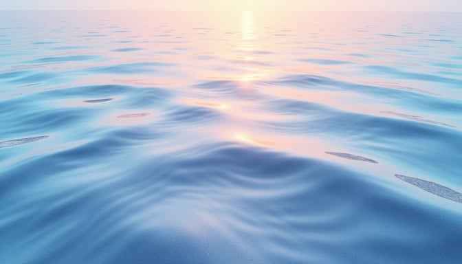 Tranquil Dawn Ripples