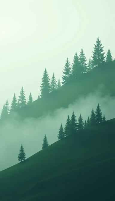 Misty Forest Slope Misty Forest Slope