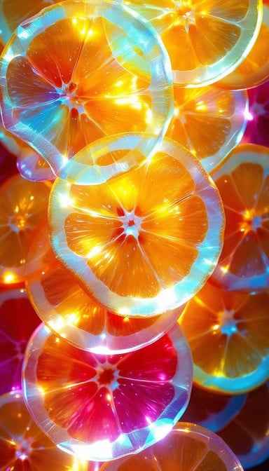 Luminous Citrus Cascade Luminous Citrus Cascade