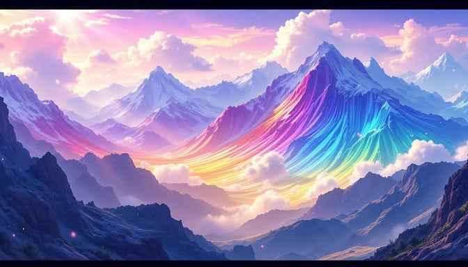 Prismatic Mountain Majesty
