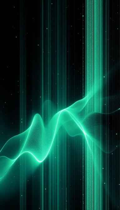 Neon Wave Pattern