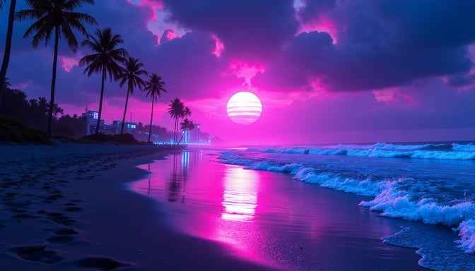 Purple Paradise Sunset Purple Paradise Sunset