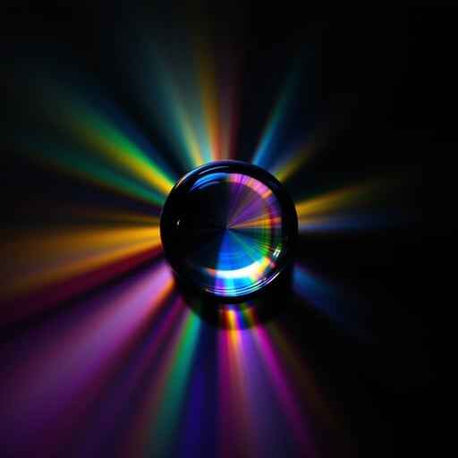 Rainbow Water Droplet