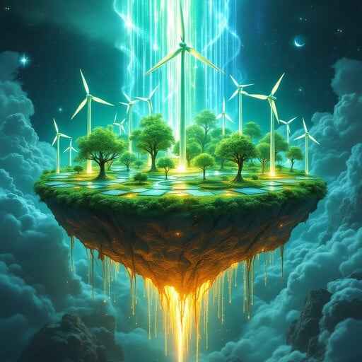 Floating Green Paradise Floating Green Paradise