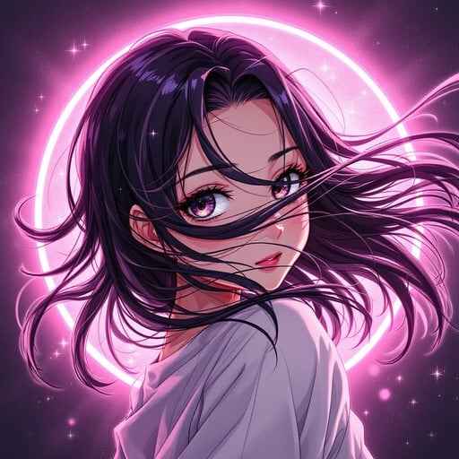 Ethereal Anime Portrait