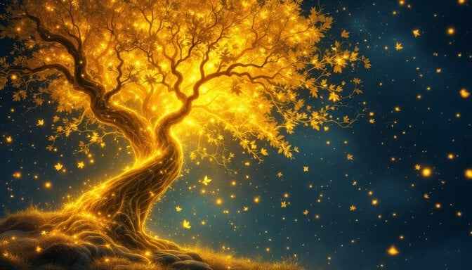 Glowing Magical Tree Glowing Magical Tree
