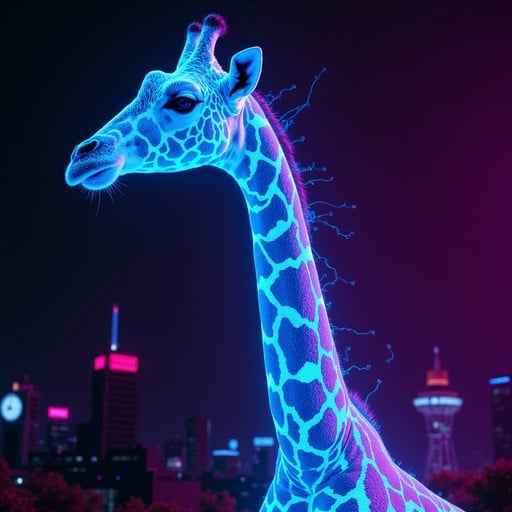 Neon Digital Giraffe Neon Digital Giraffe