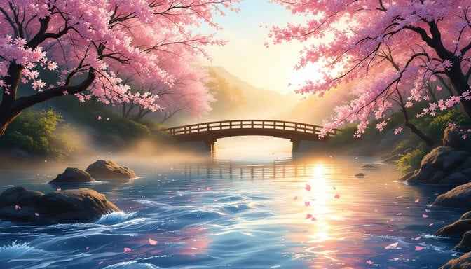 Cherry Blossom Bridge