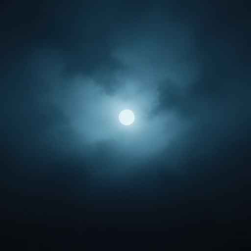 Moonlit Misty Night