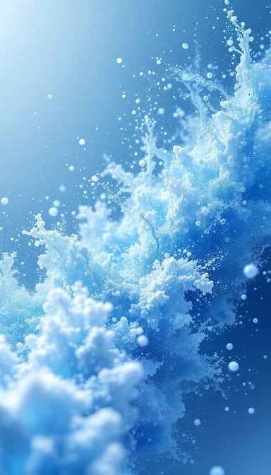 Azure Water Splash