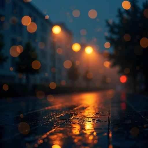 Rainy Street Lights