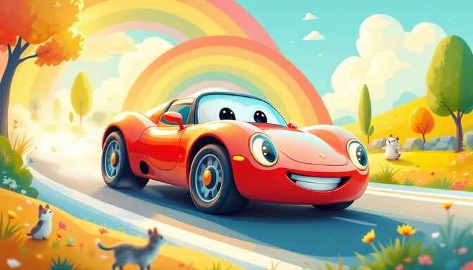 Happy Racing Car Happy Racing Car