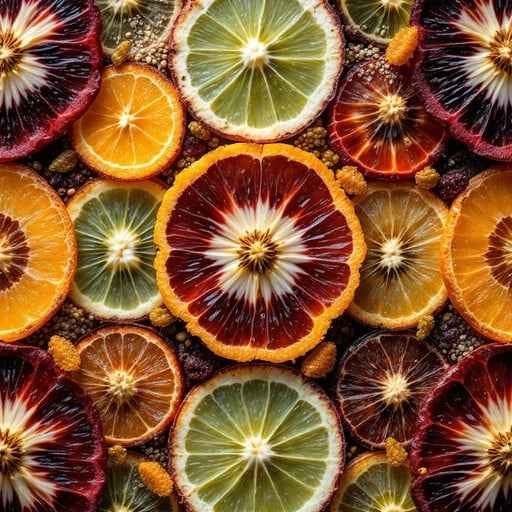 Vibrant Citrus Mosaic