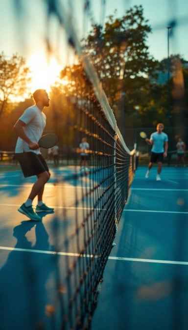 Sunset Pickleball Match