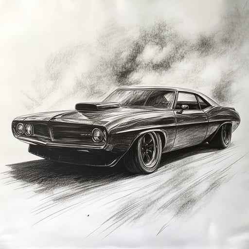Classic muscle car Classic muscle car