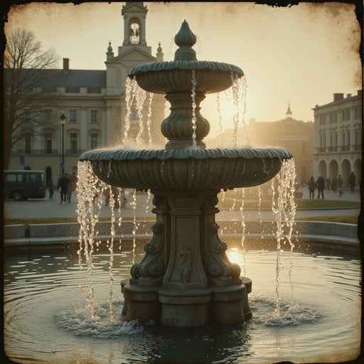 Timeless Fountain Sunrise Timeless Fountain Sunrise