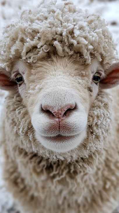 Curious Woolly Sheep