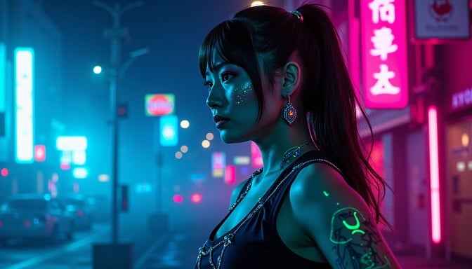 Neon Shadow Profile