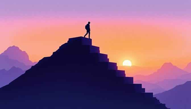 Summit At Sunset