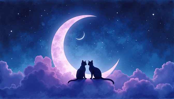 Moonlit Feline Dreams Moonlit Feline Dreams