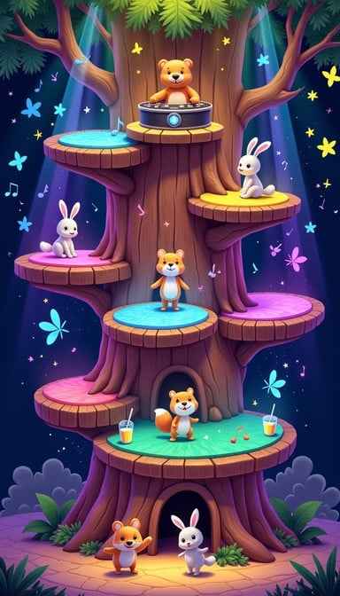 Magical Animal Treehouse