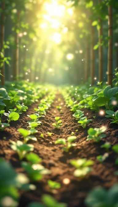 Sunlit Garden Path