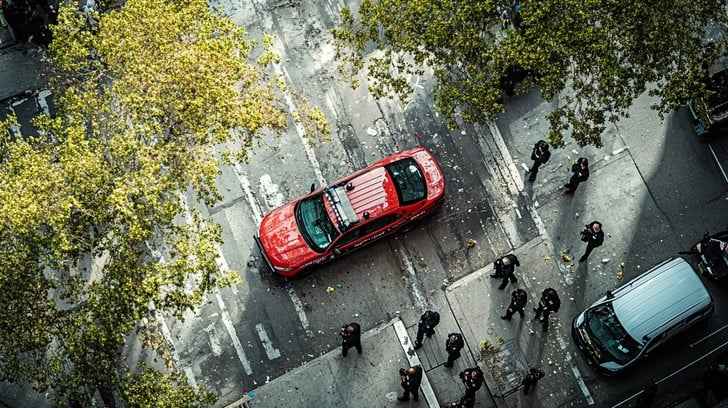City traffic scene City traffic scene