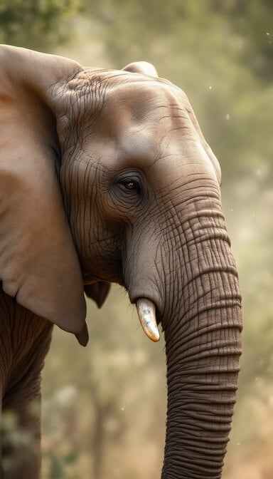 Majestic Elephant Portrait Majestic Elephant Portrait