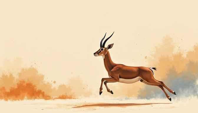 Swift Gazelle Silhouette Swift Gazelle Silhouette