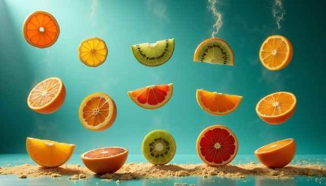 Floating Fruit Slices Floating Fruit Slices