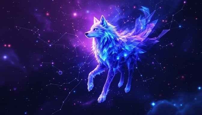 Cosmic Wolf Spirit