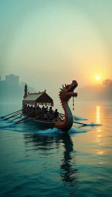 Dragon Boat Dawn Dragon Boat Dawn