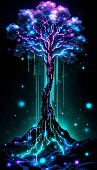 Digital Tree Glows