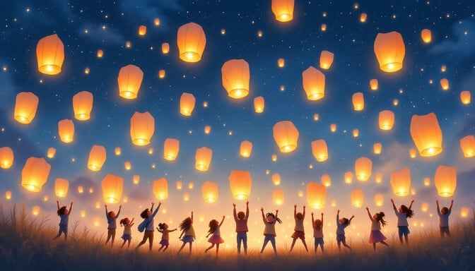 Lanterns Light Night