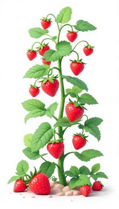 Fresh Strawberry Plant