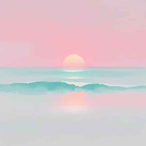 Pink Ocean Dreamscape