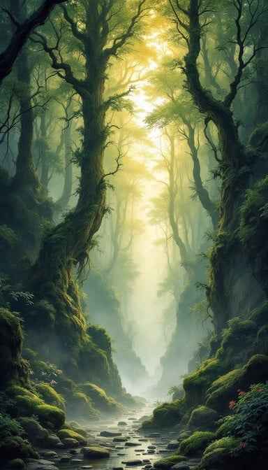 Mystical Forest Path