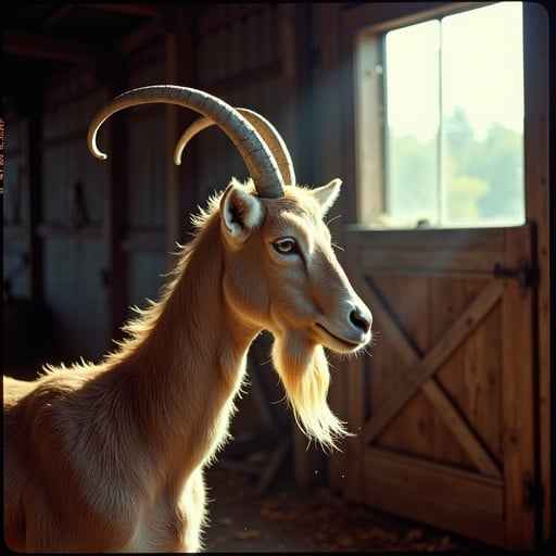 Majestic Barn Goat