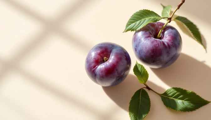 Dewy Purple Plums