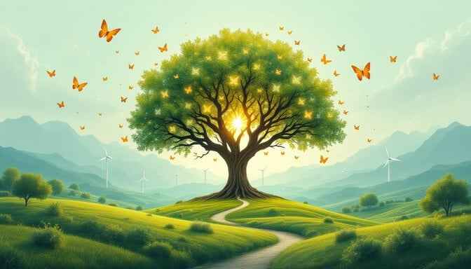 Nature's Golden Moment