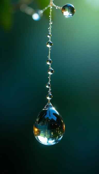 Suspended liquid gems Suspended liquid gems