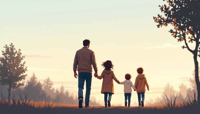 Family Walking Together