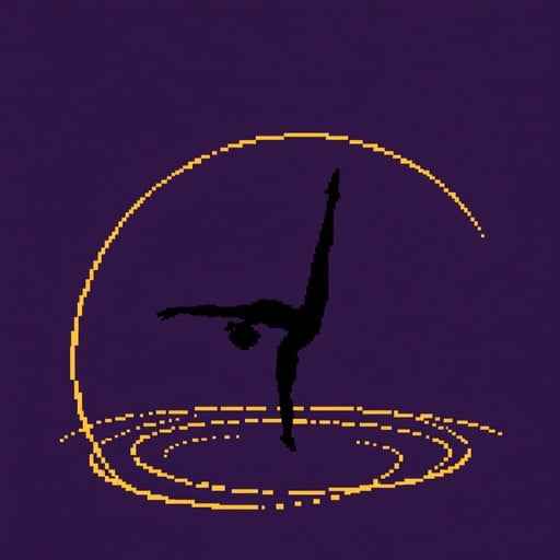 Gymnast's Golden Moment