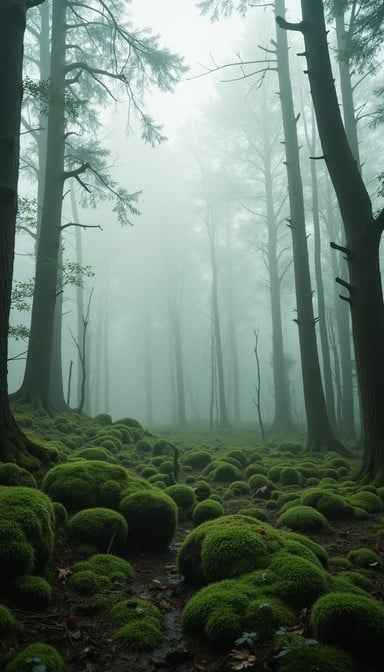 Foggy Forest Serenity Foggy Forest Serenity